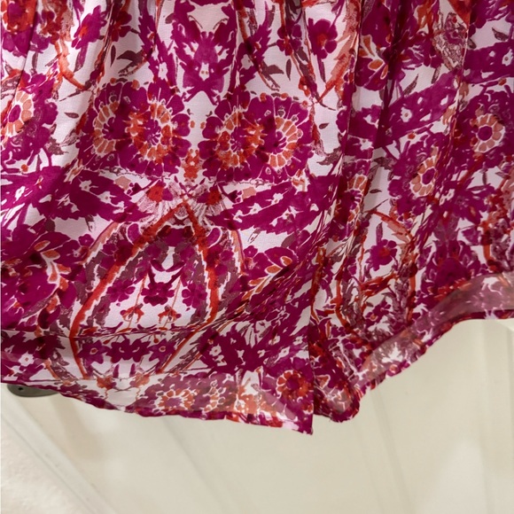 Show Me Your Mumu Womens S Romper Rosarita OFF-THE-SHOULDER Pomegranate … - Picture 9 of 10